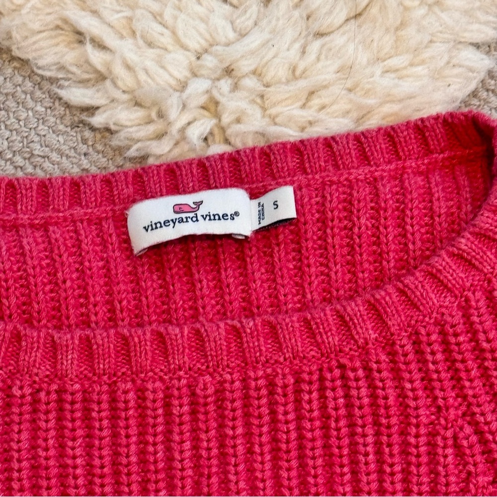 Vineyard Vines knit sweater pink size small - Picture 6 of 9